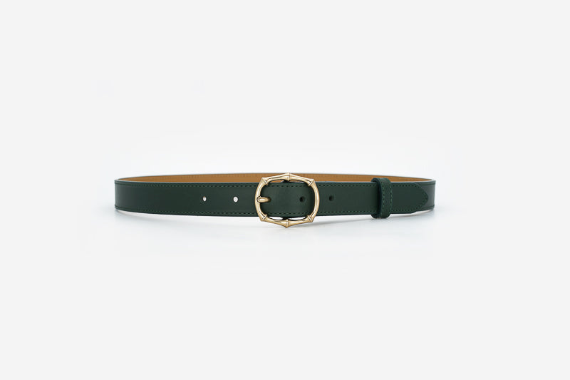 Boucle De Ceinture Vintage Vert Jade - Style Birman, Cadeau Original, Neuf Sans Emballage
